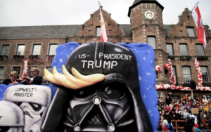 German Carneval Float: Darth Trump