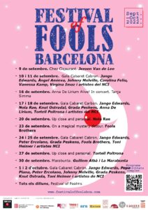 Fools festival Barcelona 2022