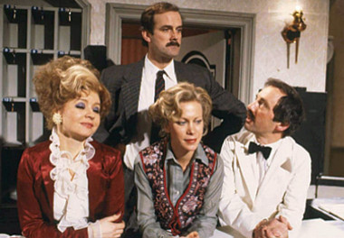 Cast of Fawlty Towers.